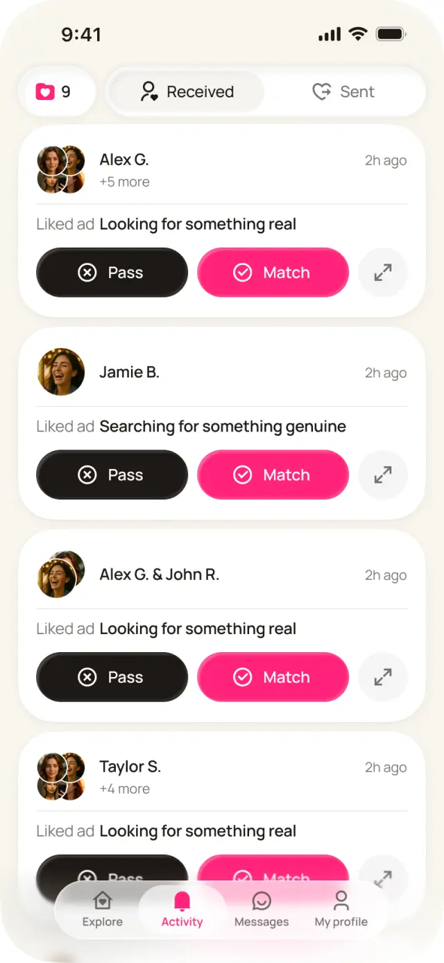Tekero — matched on aligned intentions