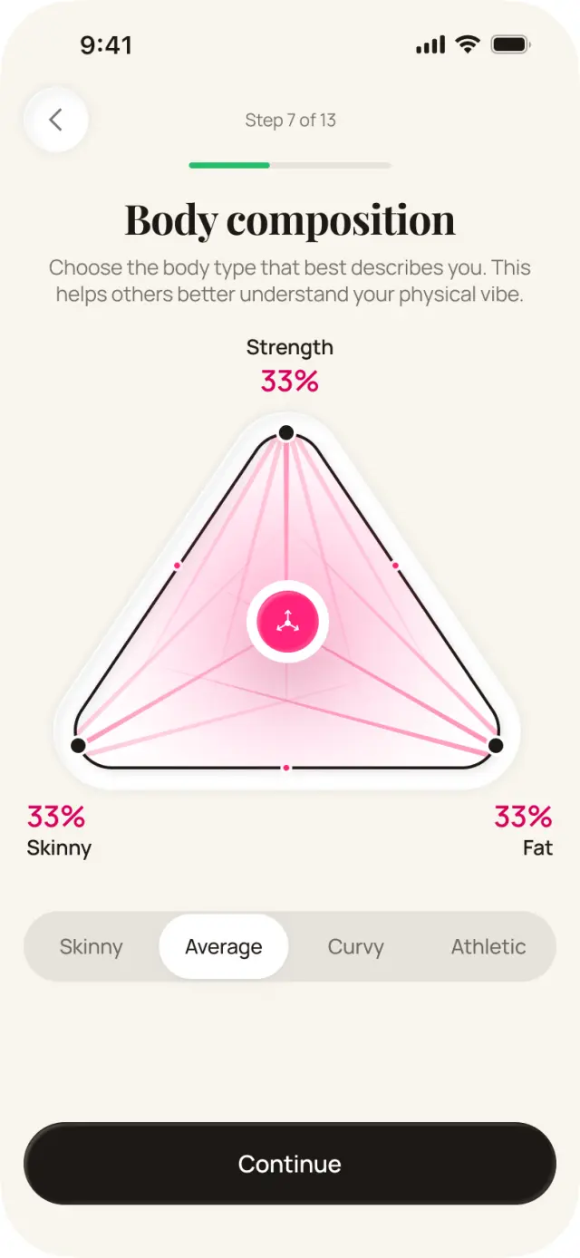 Tekero — body composition onboarding